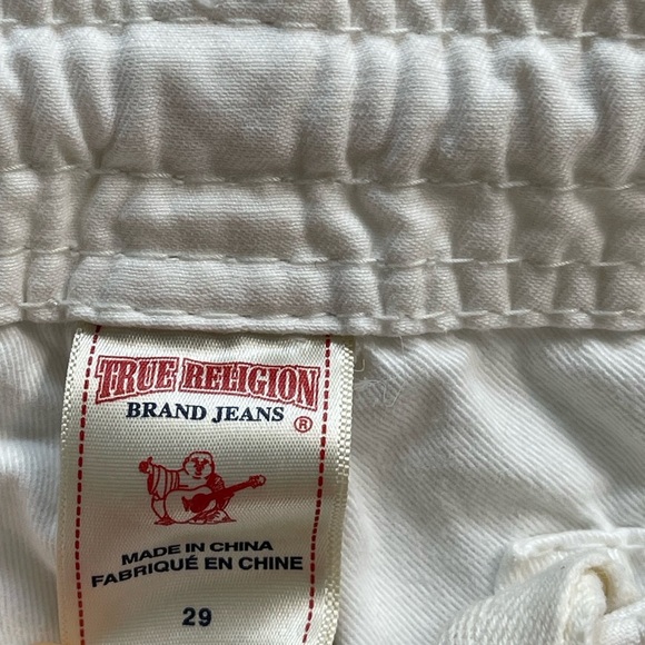 True Religion Men’s Anthony White Cargo Pants - Size 29 - Picture 4 of 9